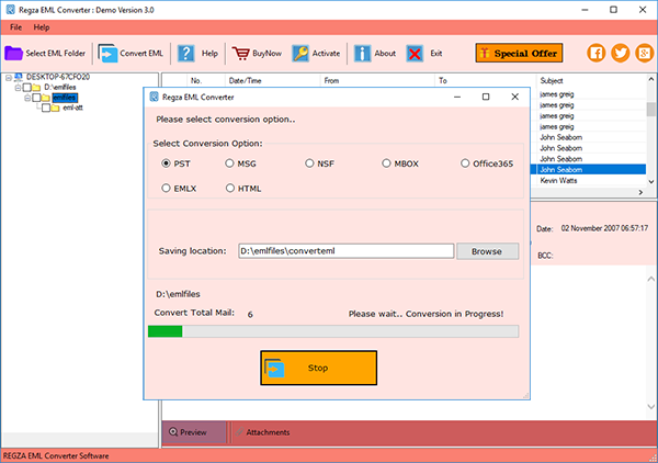 eml to office 365 migration tool